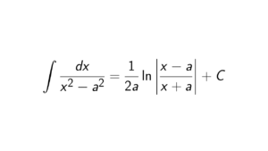 Read more about the article Integral of 1/(x^2 – a^2)